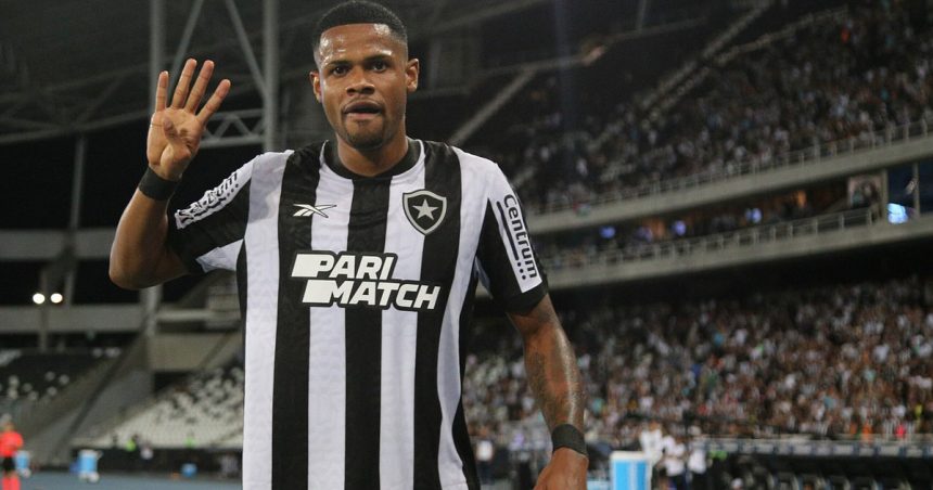 junior-santos-faz-quatro-gols-e-se-torna-um-dos-maiores-artilheiros-do-botafogo-na-historia-da-libertadores:-–-fogaonet