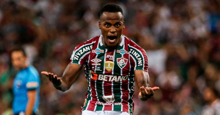 heroi-do-fluminense,-jhon-arias-celebra-titulo-da-recopa-sul-americana:-“sabor-especial”-–-explosao-tricolor-–-explosao-tricolor