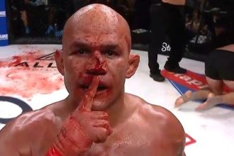 cigano-tem-nariz-quebrado,-mas-vence-ex-ufc-em-banho-de-sangue-grotesco-e-ganha-cinturao-de-evento-de-mma-sem-luvas-–-espncom.br