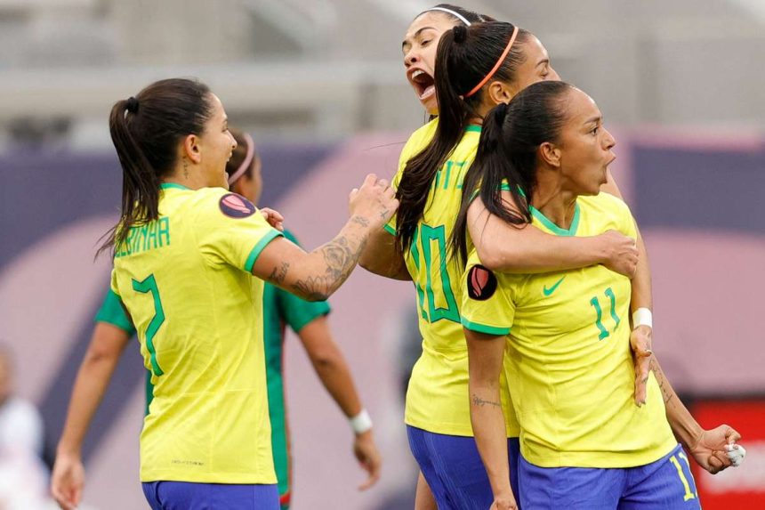 copa-ouro-feminina:-brasil-passeia-sobre-o-mexico-e-garante-vaga-na-final-–-resultados