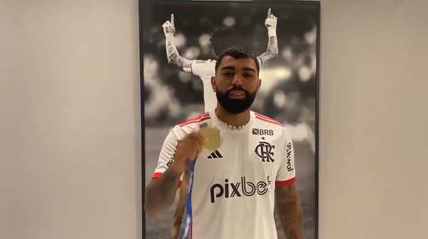 gabigol-recebe-medalha-do-titulo-carioca-do-flamengo:-“obrigado-pelo-carinho”-–-globo.com